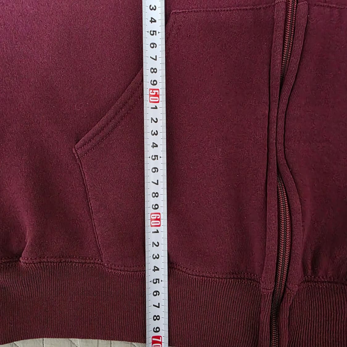 [XL] 90s 빈티지 러셀 애슬레틱 후드집업 퍼플/버건디 ver.홀 상품이미지9