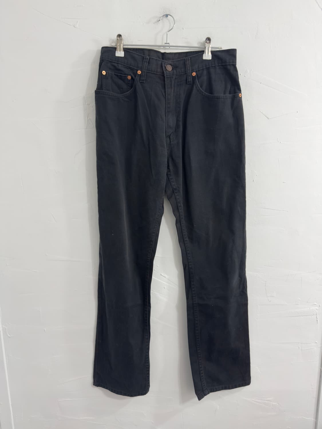 levis535 black cotton pants 상품이미지5