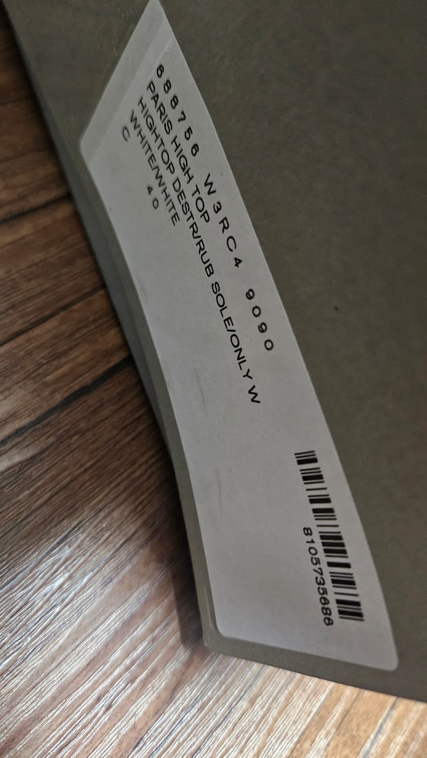 발렌시아가 파리스 하이탑 스니커즈 슈즈 신발 정품 신품 상품이미지9