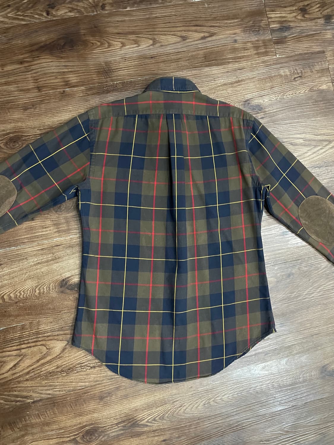 폴로 엘보 패치 웨스턴 체크 워크 셔츠 상품이미지9