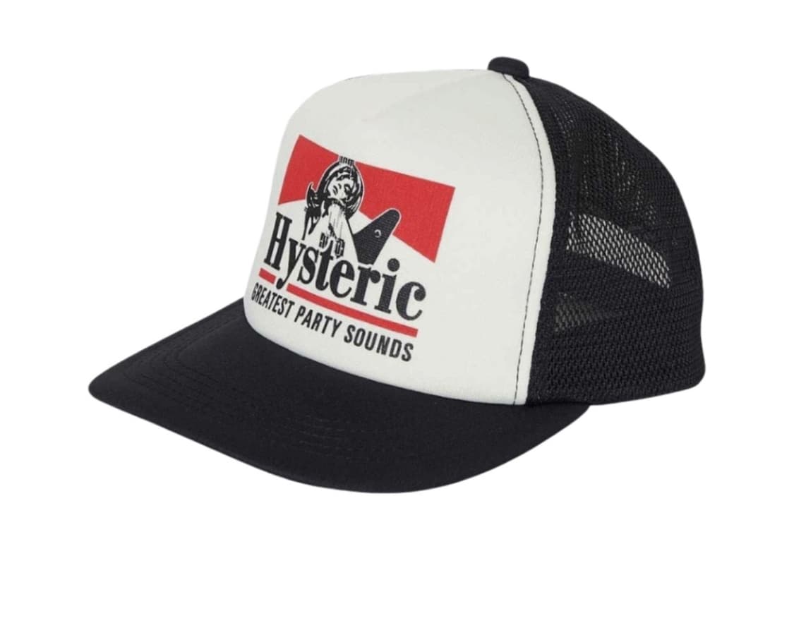 히스테릭 글래머 기타 걸 메쉬 캡 블랙 텍만땐상품 상품이미지1