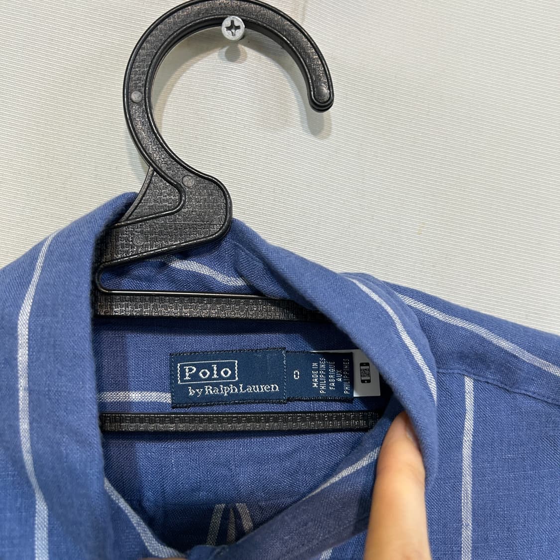 폴로 스트라이프 린넨셔츠 여성 상품이미지2