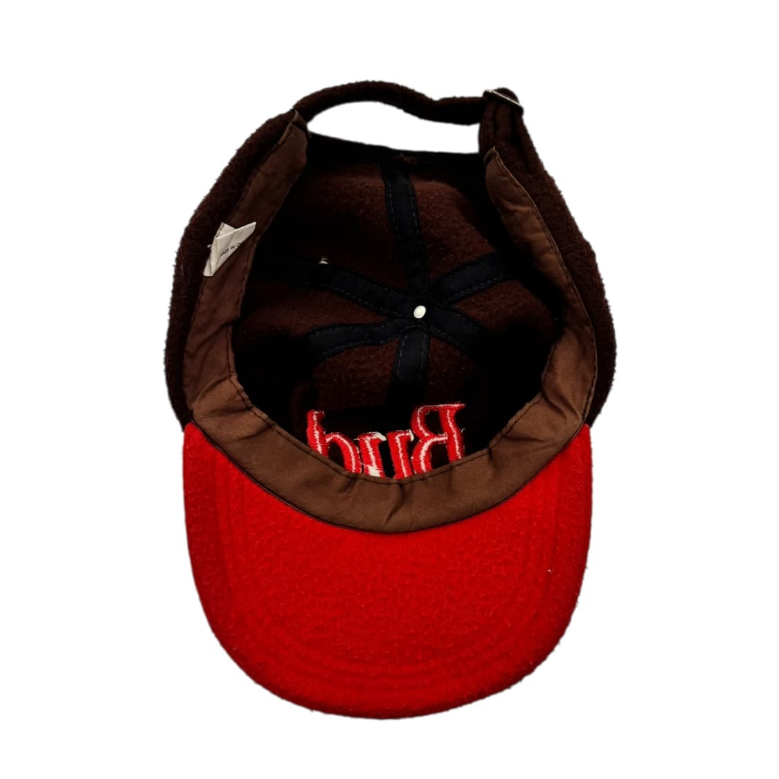 버드와이저 90's 후리스 캡 브라운/레드 상품이미지7