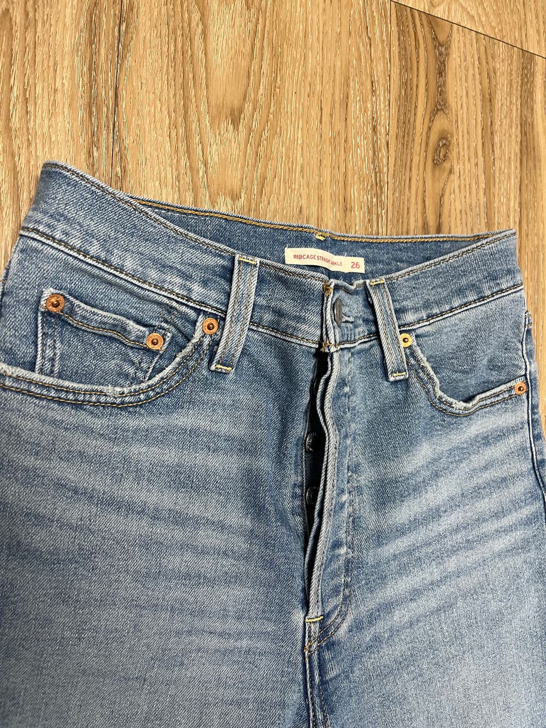 리바이스 립케이지 스트레이트 청바지 26 상품이미지7