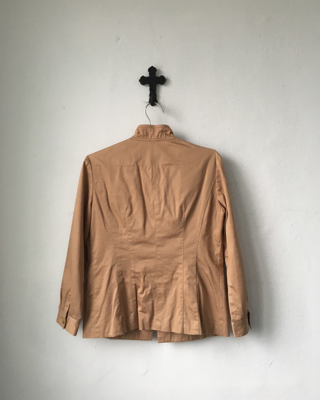 Belted multi pocket high neck jacket 상품이미지4