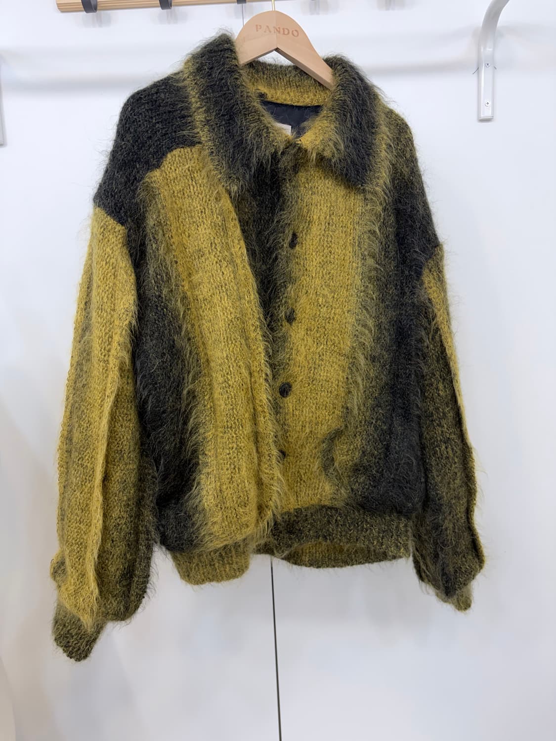 쿠어 모헤어 가디건 s 상품이미지4