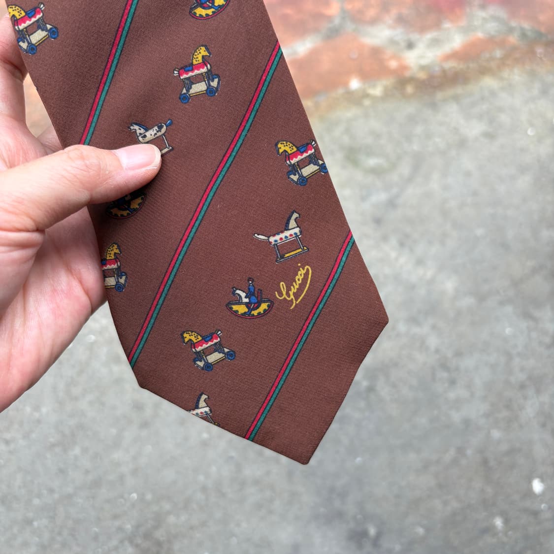 Gucci 빈티지 구찌 넥타이 상품이미지2