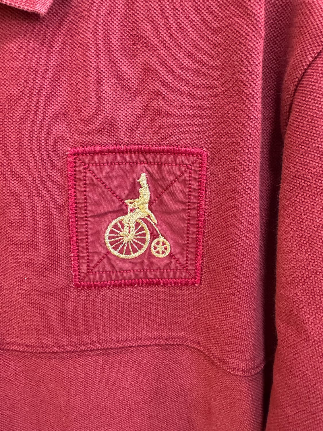 빈폴 빈티지 긴팔 피케셔츠 (와인 레드, XL, USA Fabric ) 상품이미지2
