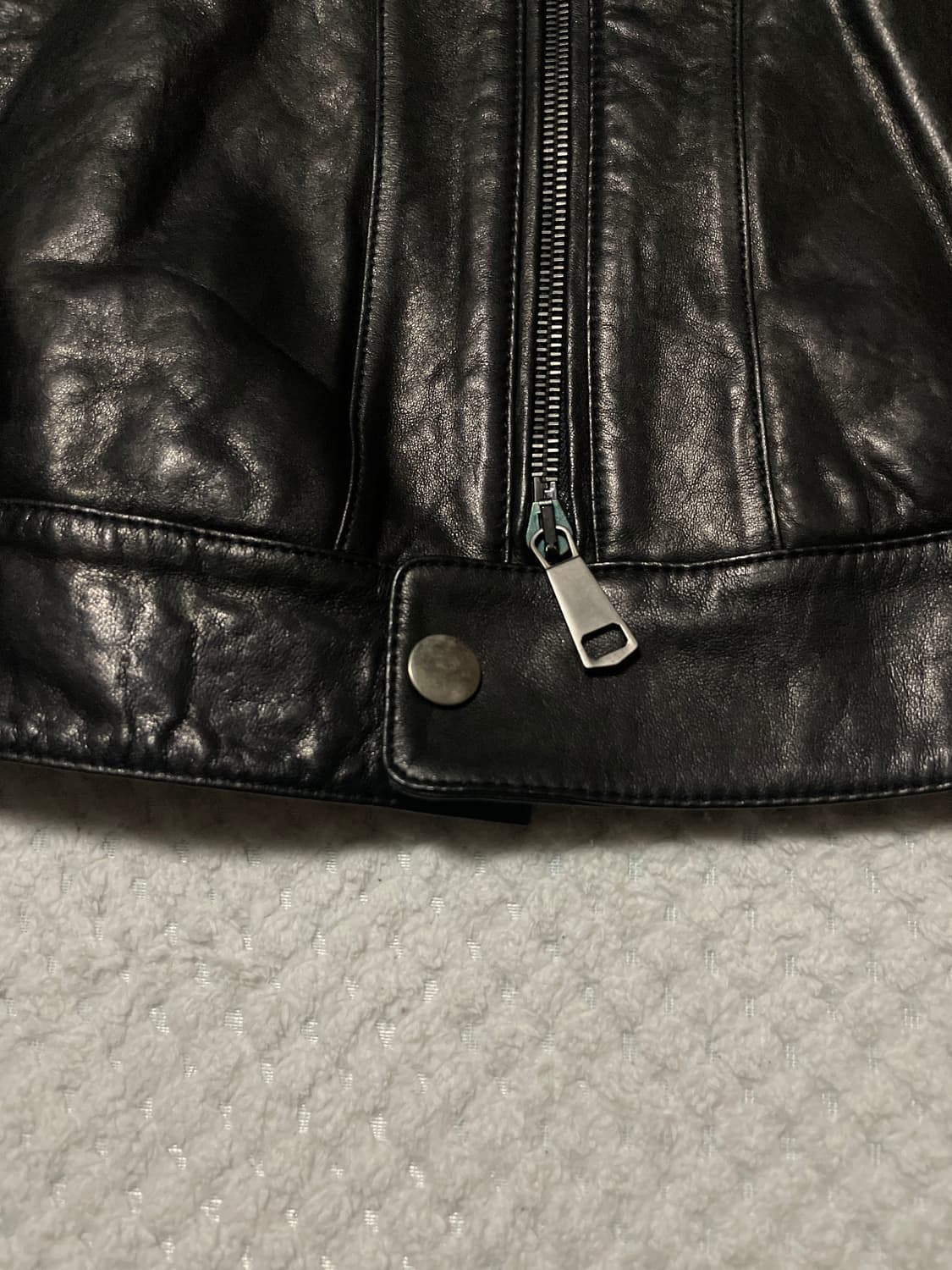 DOS A DOS 아티잔 무드 2WAY 램스킨 양가죽 레더 자켓 상품이미지5