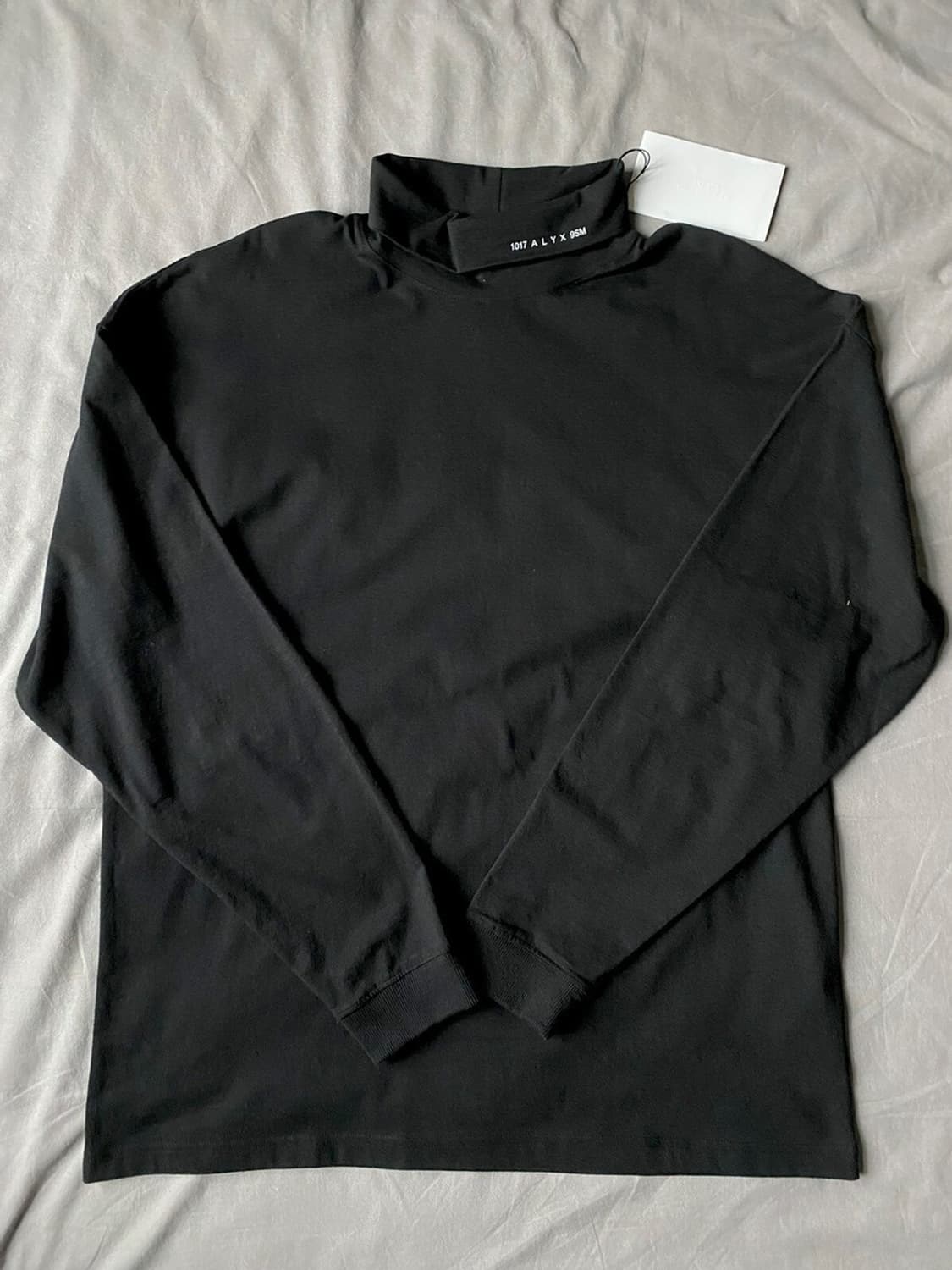 1017alyx9sm 알릭스 로고 L/S 롤넥 롱슬리브 블랙 L 상품이미지9