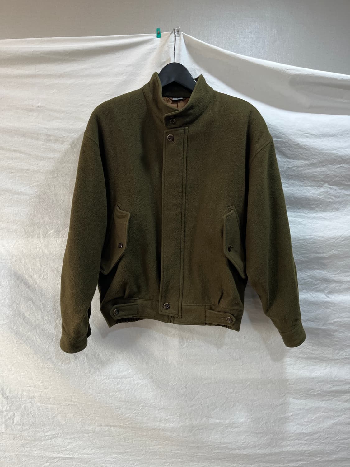 빈티지 울 자켓 카키 상품이미지1