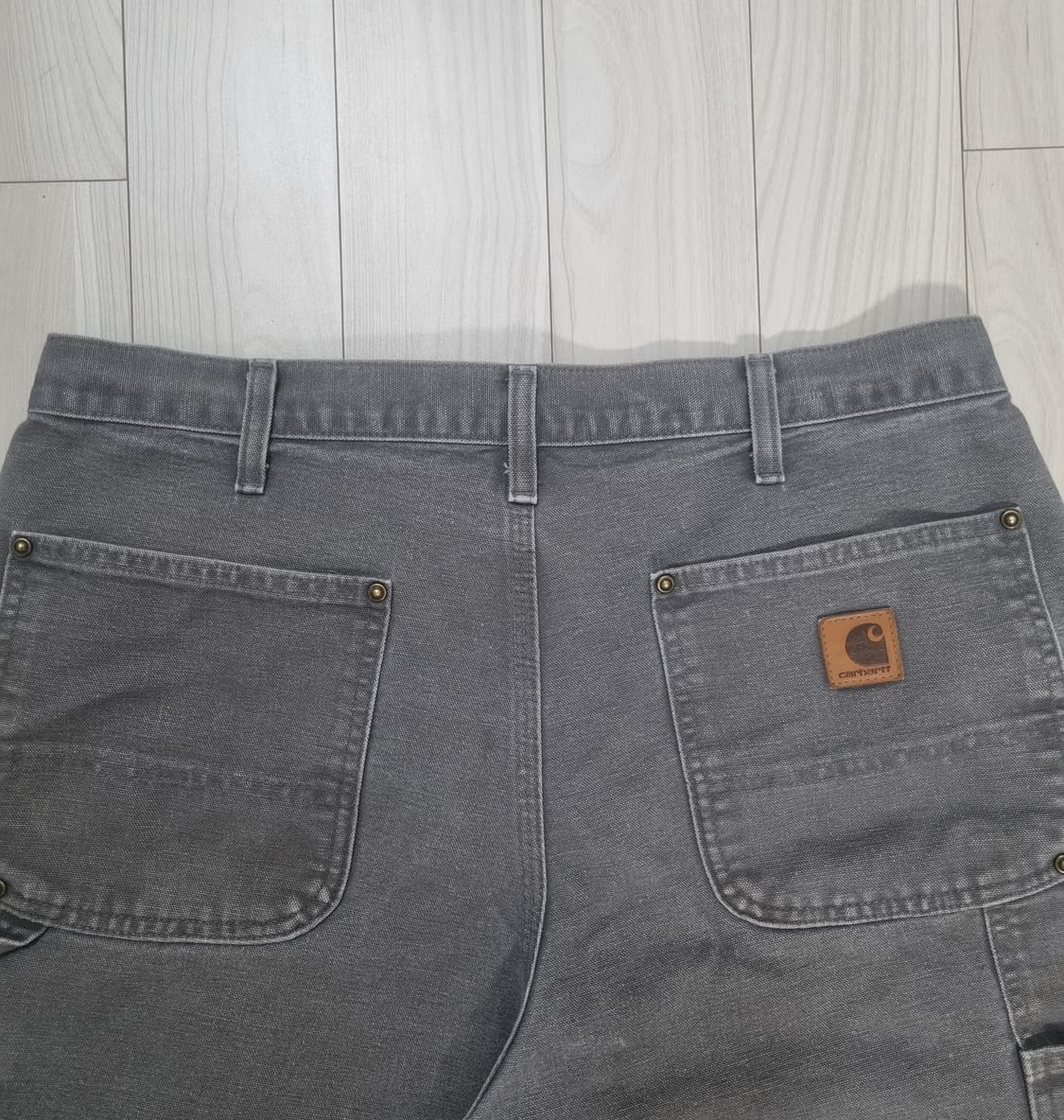 칼하트 더블니 카펜터 팬츠 B136 GVL 33X30 상품이미지6