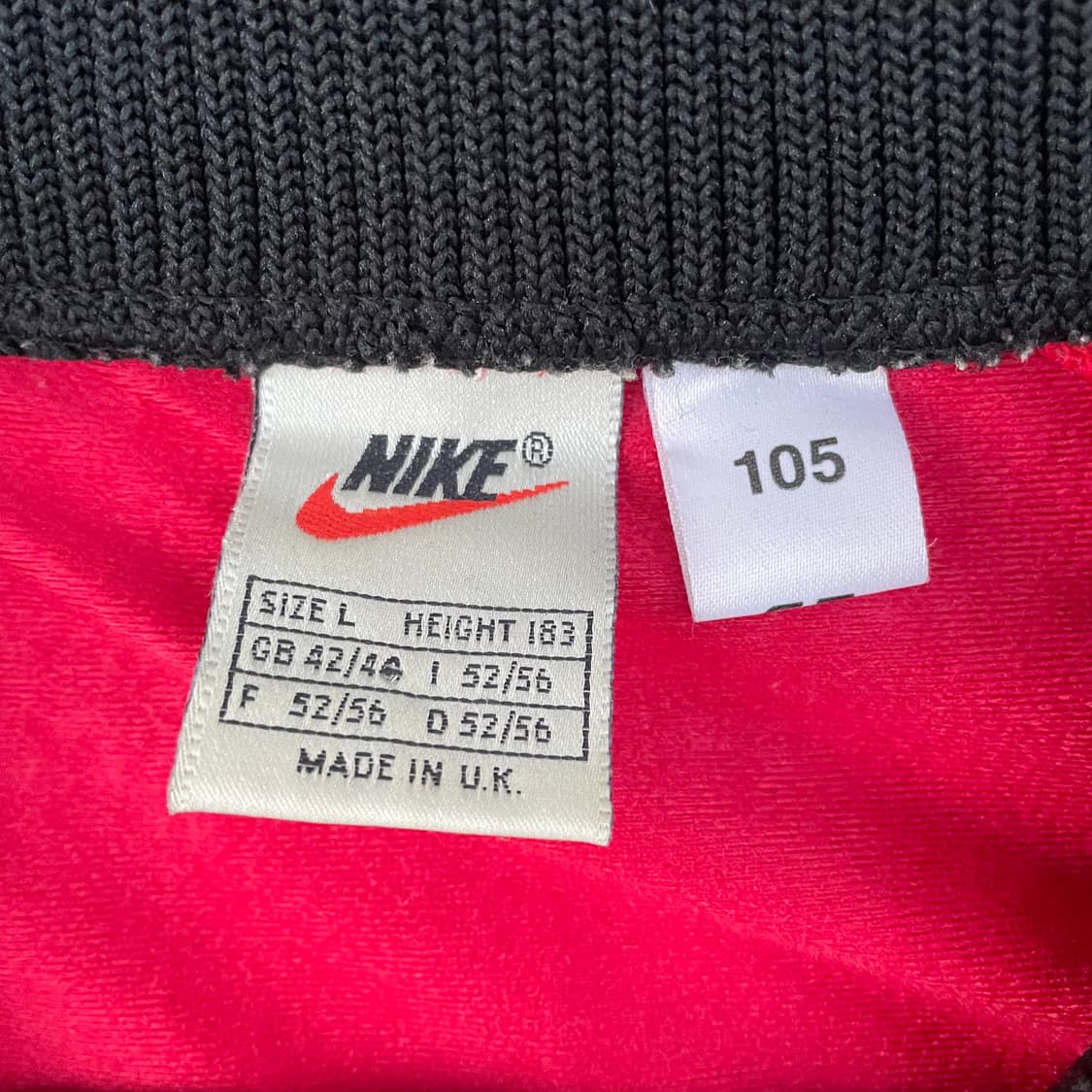 90s 나이키 UK 축구 골키퍼 웜업 맨투맨 올드스쿨 고프코어 져지 XL 상품이미지8
