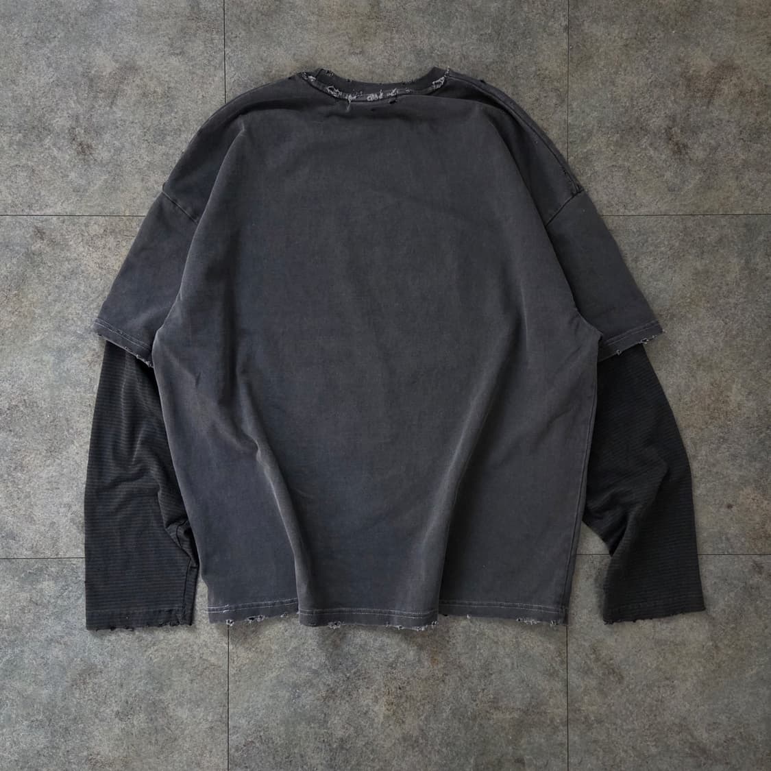 빈티지 레이어드 긴팔 티셔츠 상품이미지3