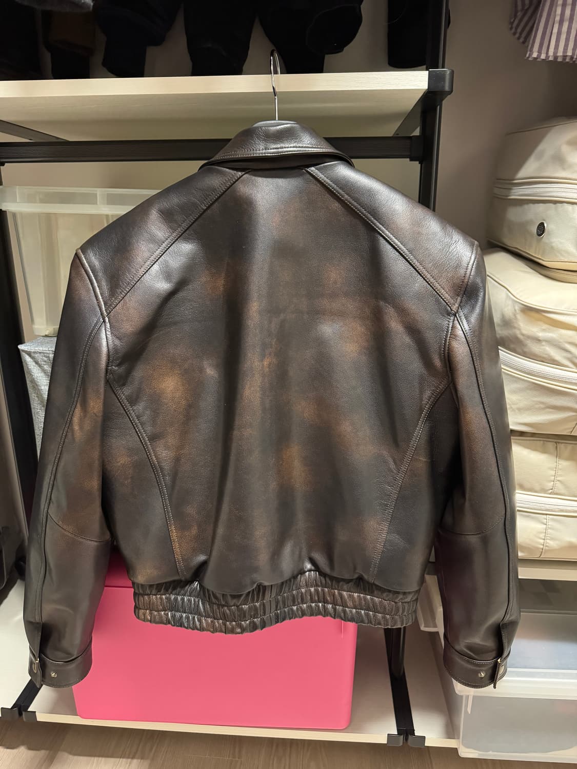 [44] 엘무드 헥터 고트 레더 블루종 상품이미지3