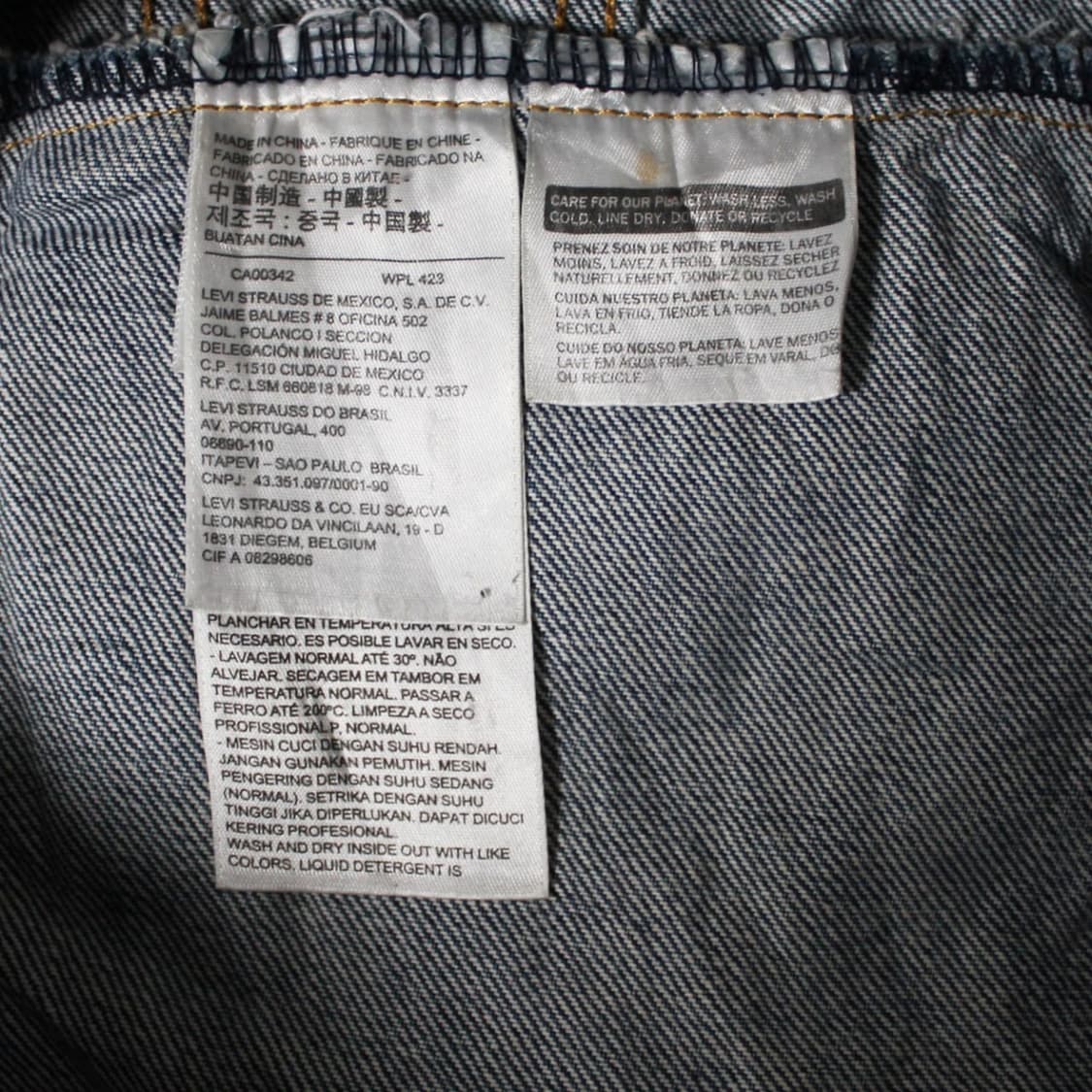 Levi’s 리바이스 프리미엄 타입3 트러커 데님자켓 L031 상품이미지7