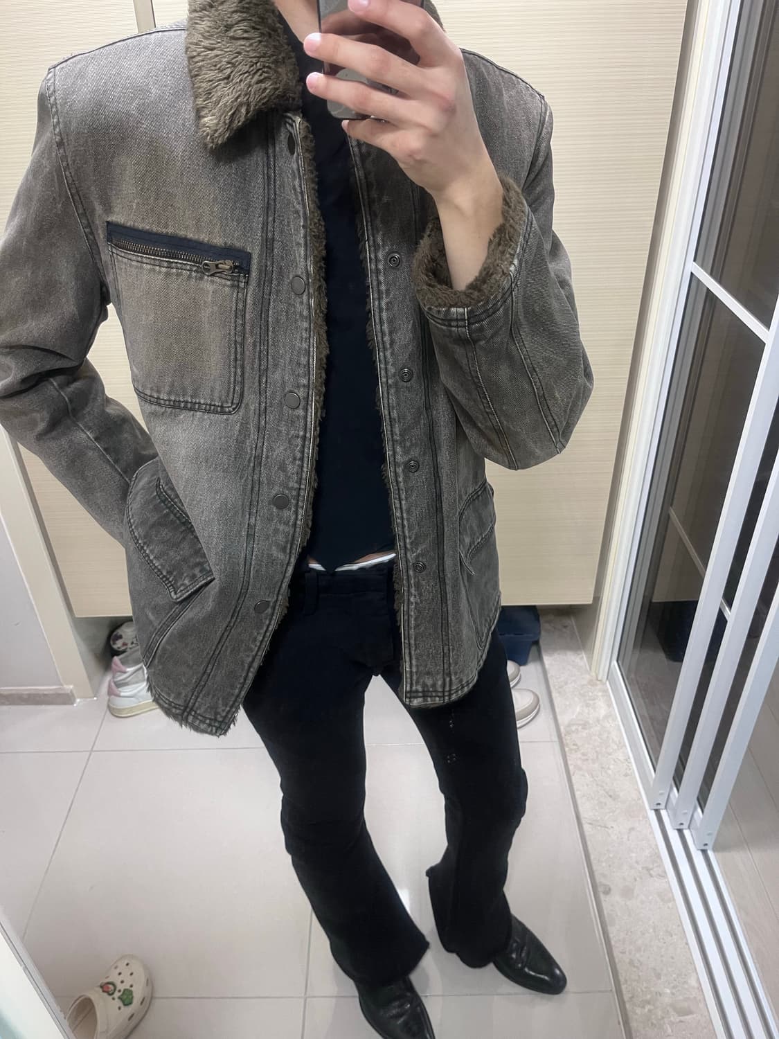 PPFM 시어링 자켓 상품이미지1