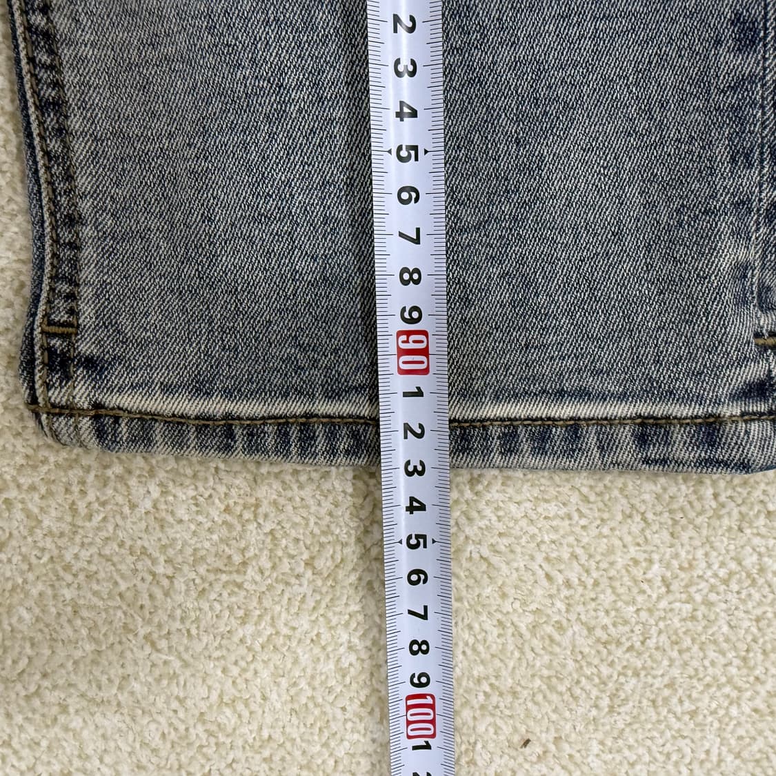 38 무신사스탠다드 워싱 데님팬츠 0123T2 상품이미지9