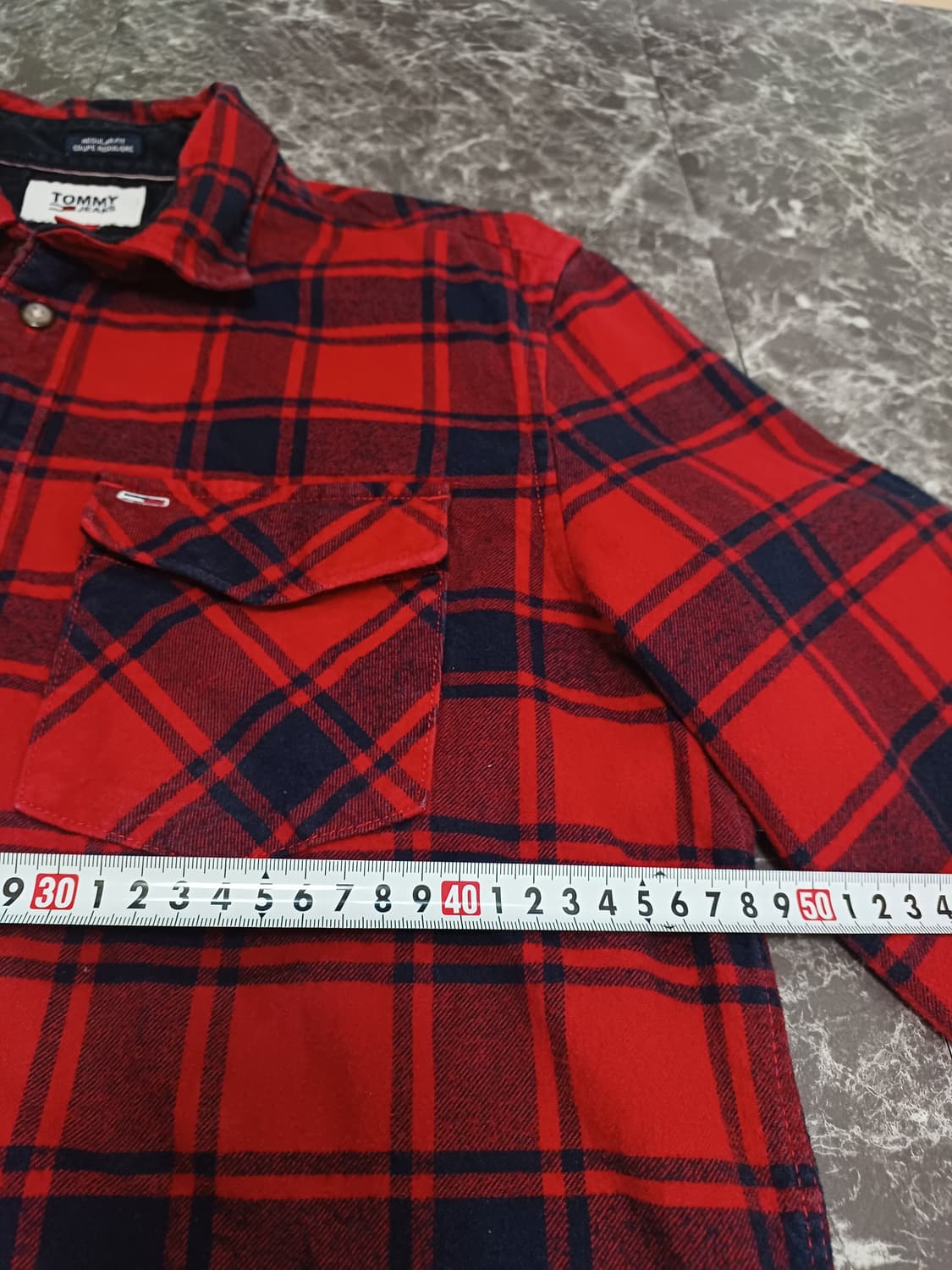 타미 진스(TOMMY JEANS) 체크 셔츠 S 상품이미지8