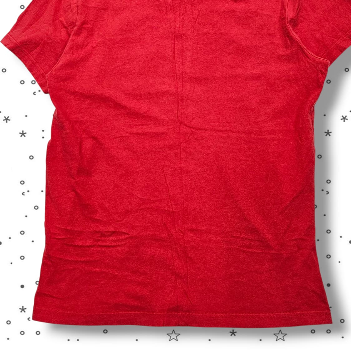 L ASK 에스크 프린팅 반팔 티셔츠 레드 상품이미지7