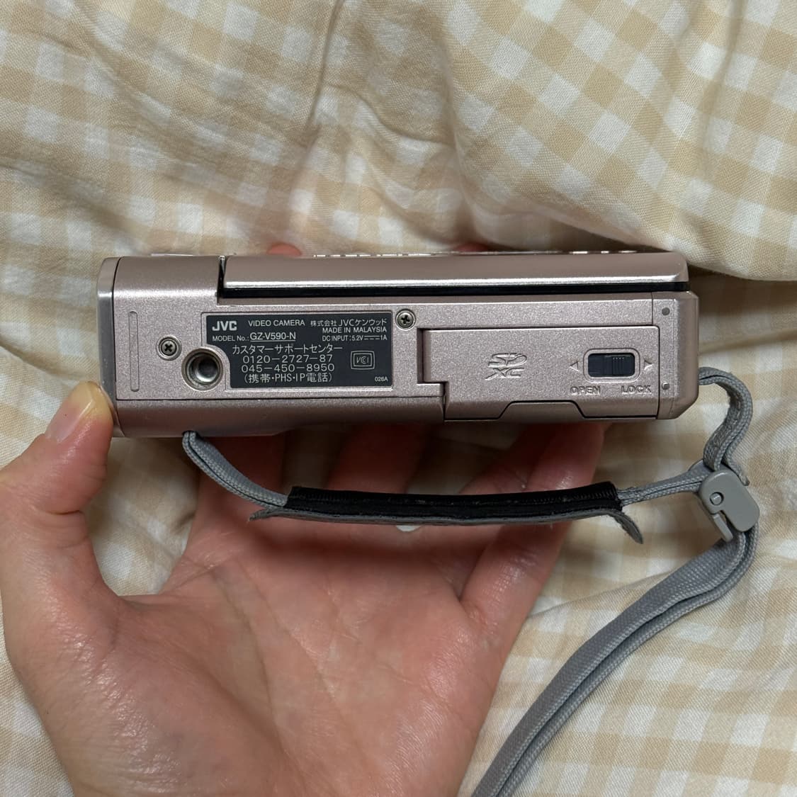 정크 jvc 부품 GZ V590 빅터 빈티지 jvc캠코더 핑크캠코더 디카 상품이미지9