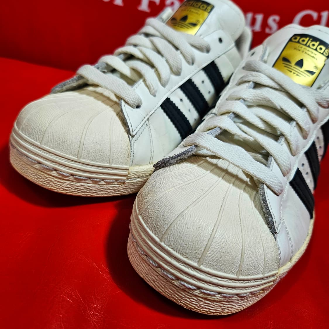 아디다스(Adidas) 80's 슈퍼스타 레트로 화이트 235size 상품이미지4