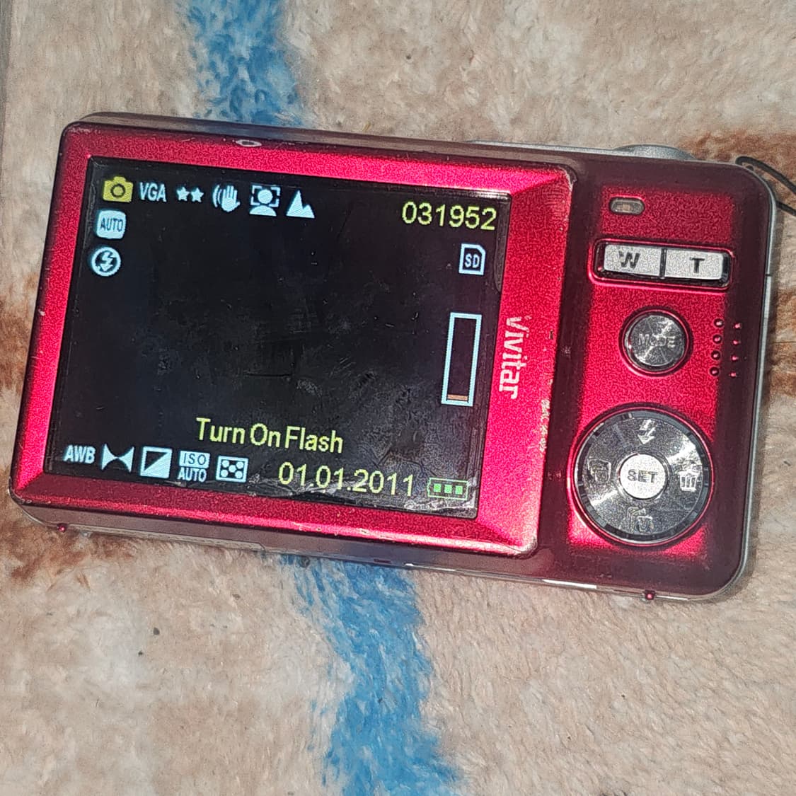 vivitar 빈티지 카메라 - 레드 (건전지 AAA형) 상품이미지4