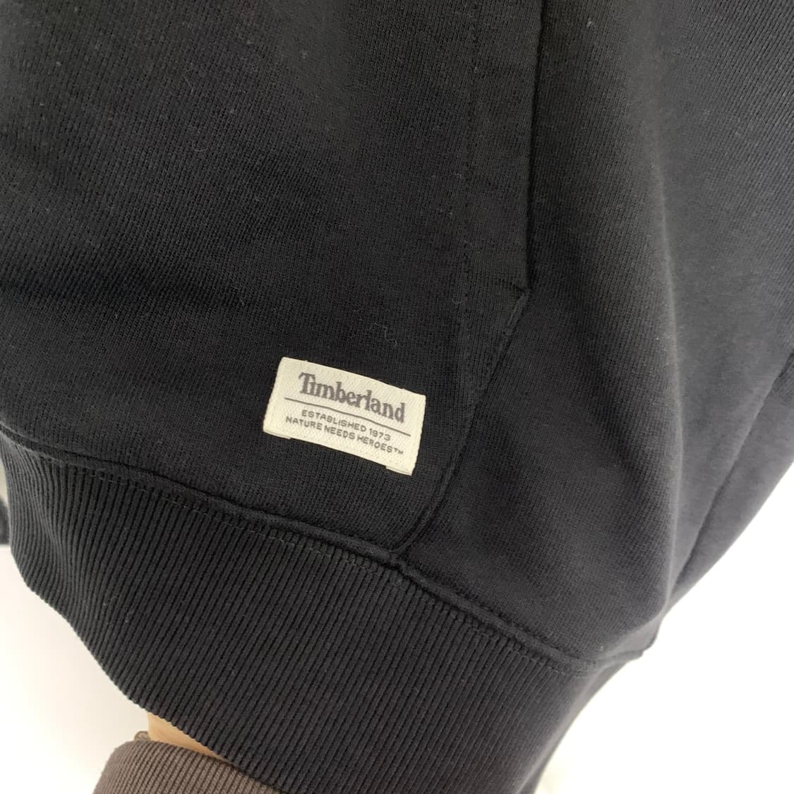 팀버랜드 라인 블랙 루즈핏 후드집업 남성 L 남녀공용 상품이미지4