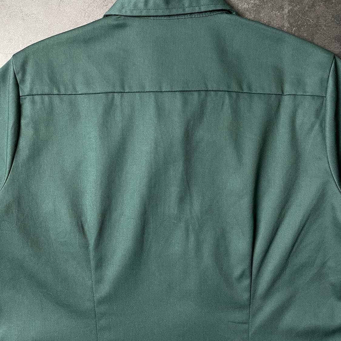 DICKIES 디키즈 빈티지 그린 플랩포켓 반팔 워크 셔츠 A01031 상품이미지7