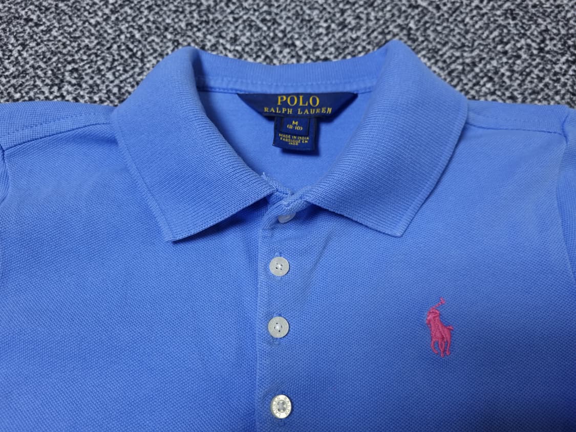 [무료배송][140]폴로 키즈 피케 프릴 반팔티 카라티 상품이미지5