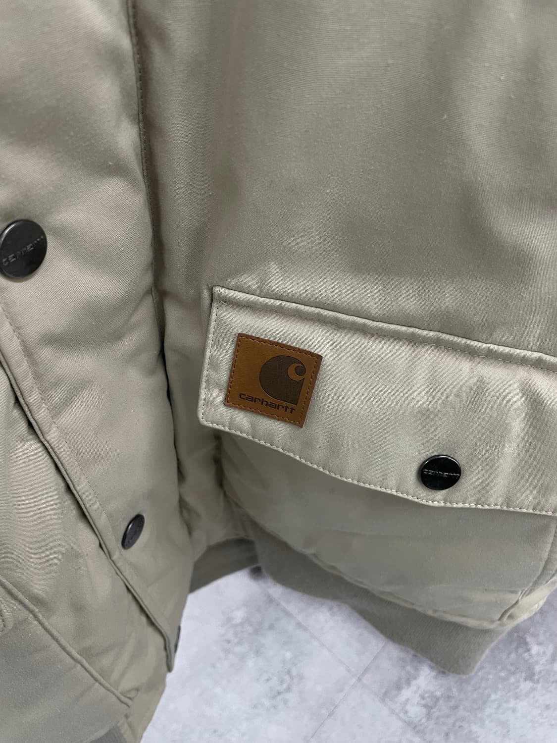 칼하트 WIP 퍼 후드 트래퍼 파카 H1615 상품이미지3