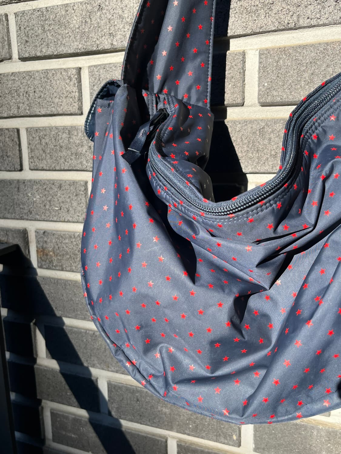 PORTER 포터 별 패턴 호보백 네이비 상품이미지4