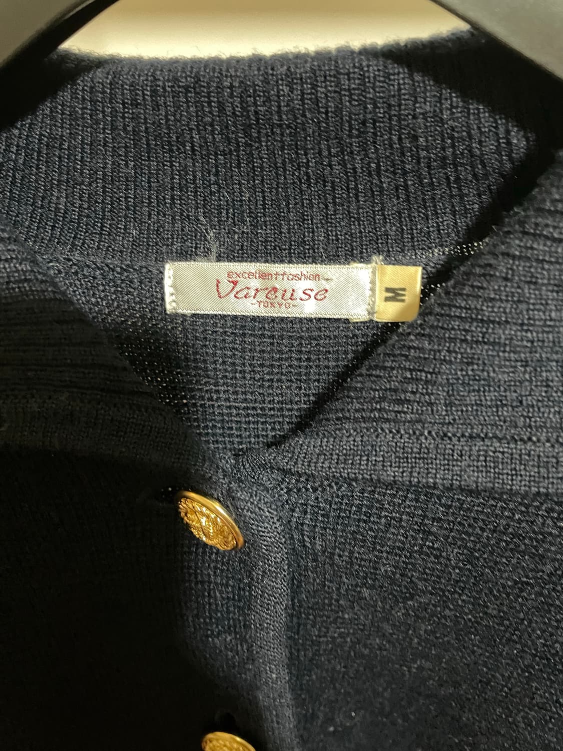 금장버튼 빈티지 니트자켓 상품이미지3