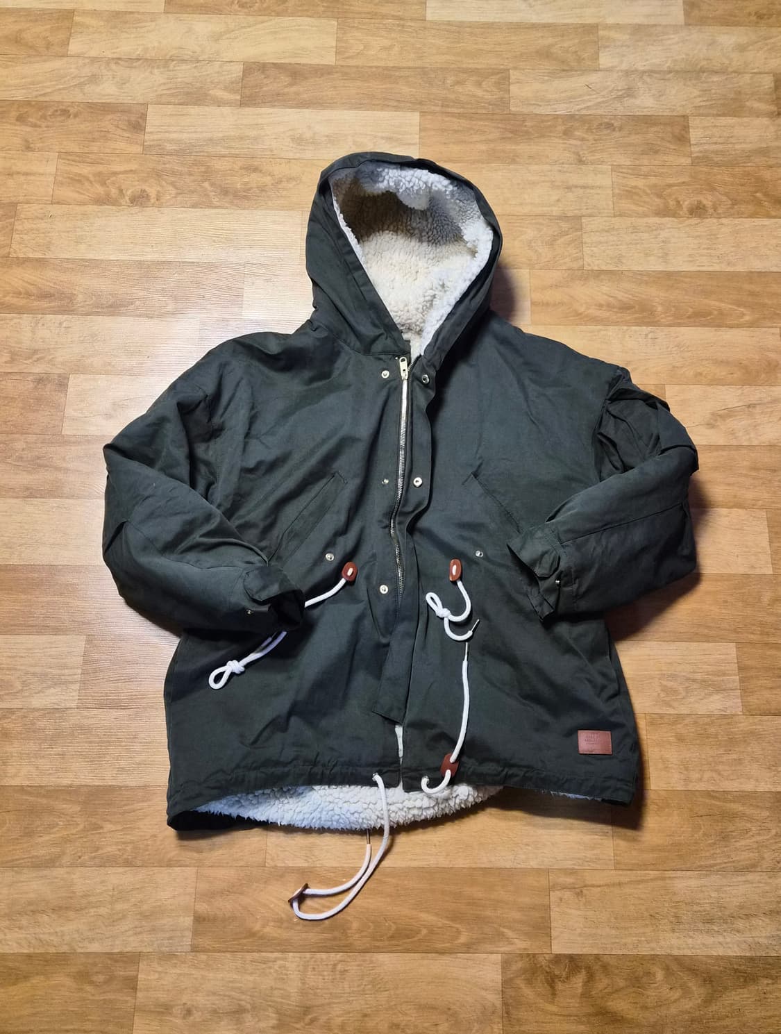 자라 퍼 점퍼 자켓 L 상품이미지4