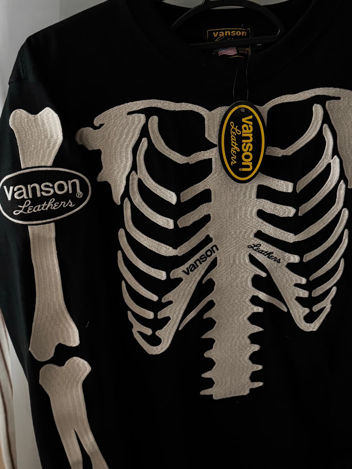 Vanson 밴슨 본 롱슬리브 긴팔 티셔츠 상품이미지2