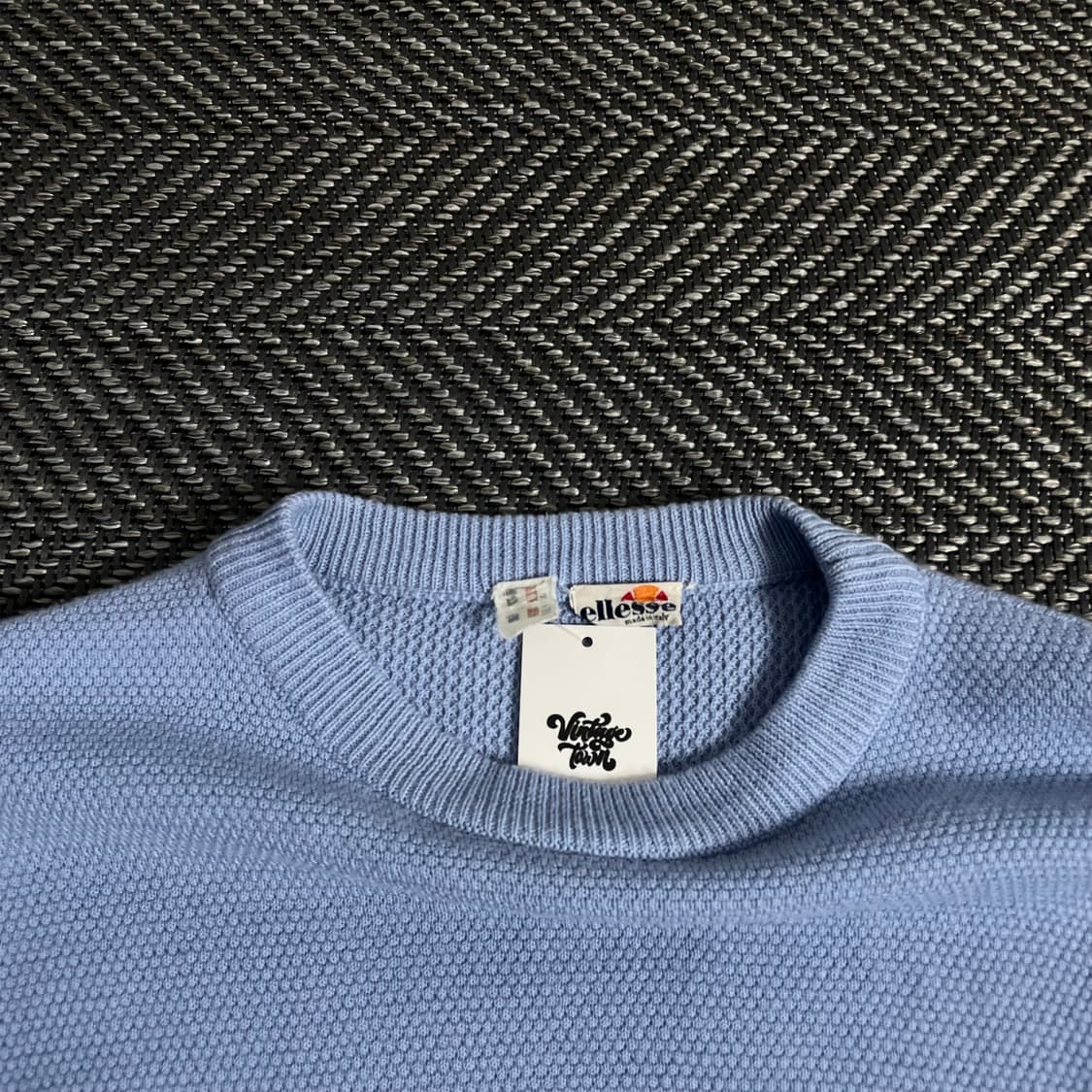 00s 엘레쎄 올드스쿨 미니멀 와플 니트o 2849 상품이미지5