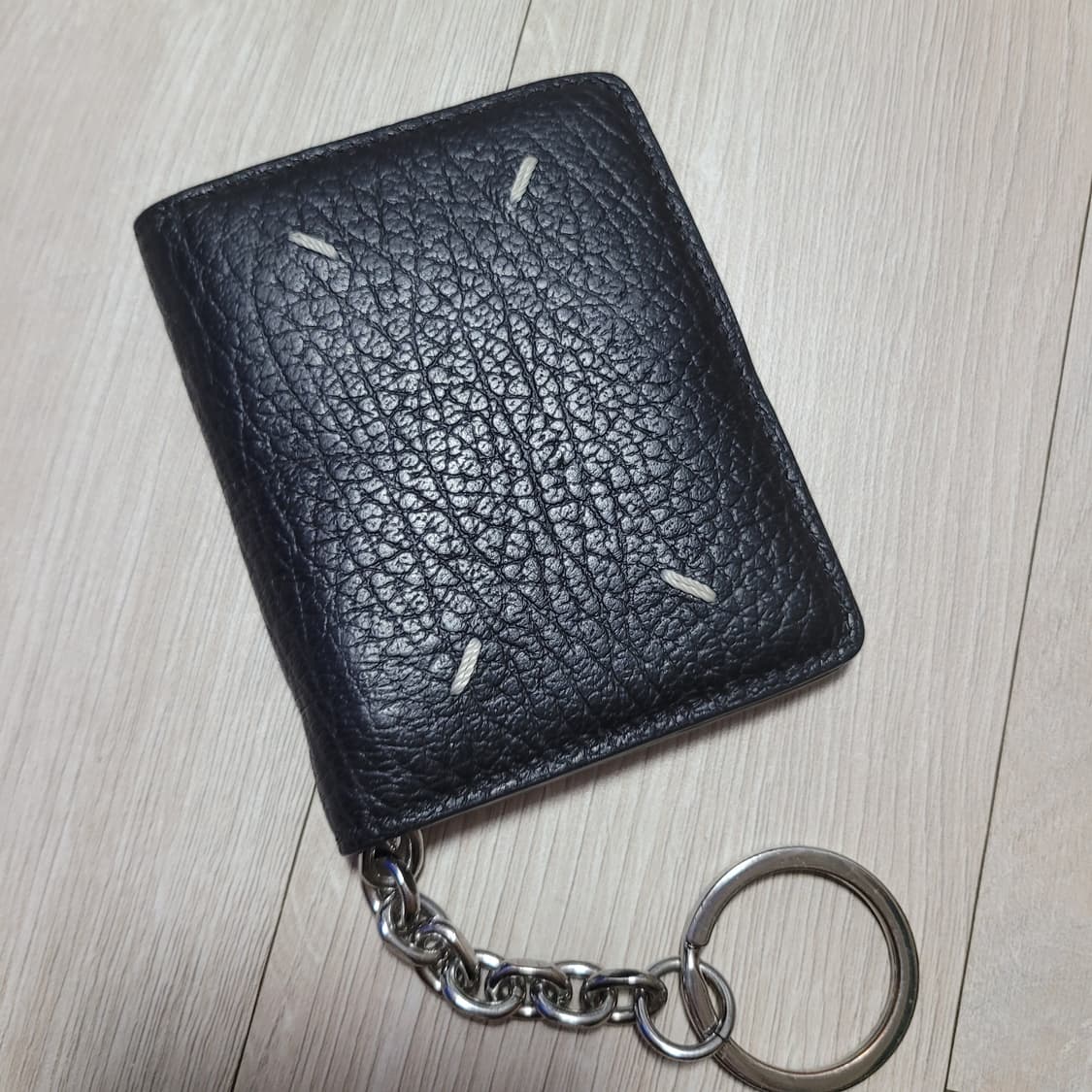 마르지엘라 블랙 카드 키링 지갑 상품이미지1