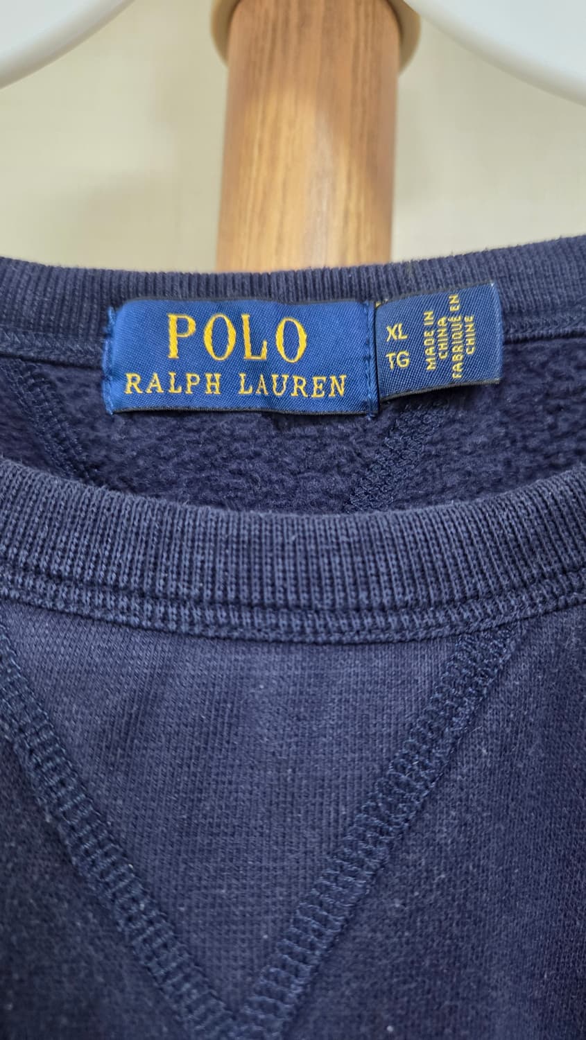 폴로 네이비 로고 맨투맨 상품이미지3