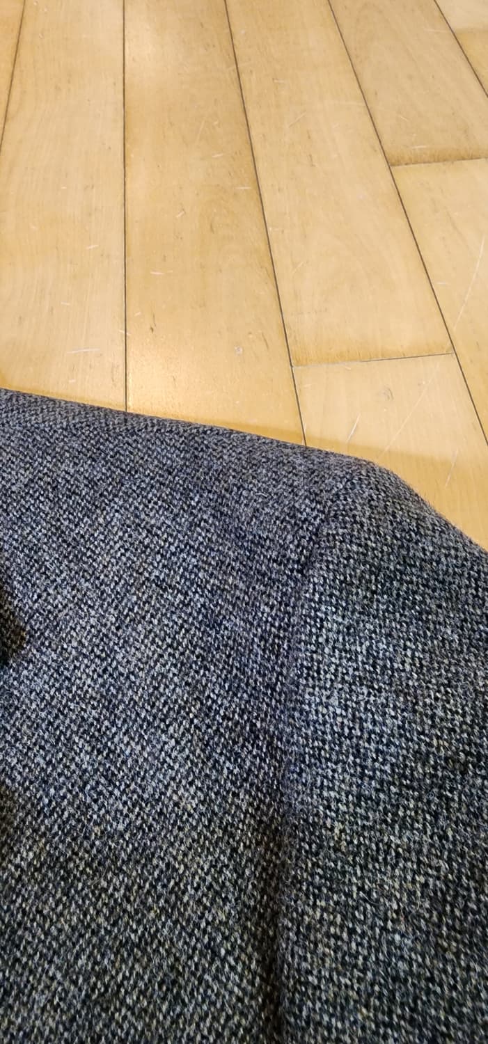 브라운 트위드 모직자켓 3XL~4XL 상품이미지7