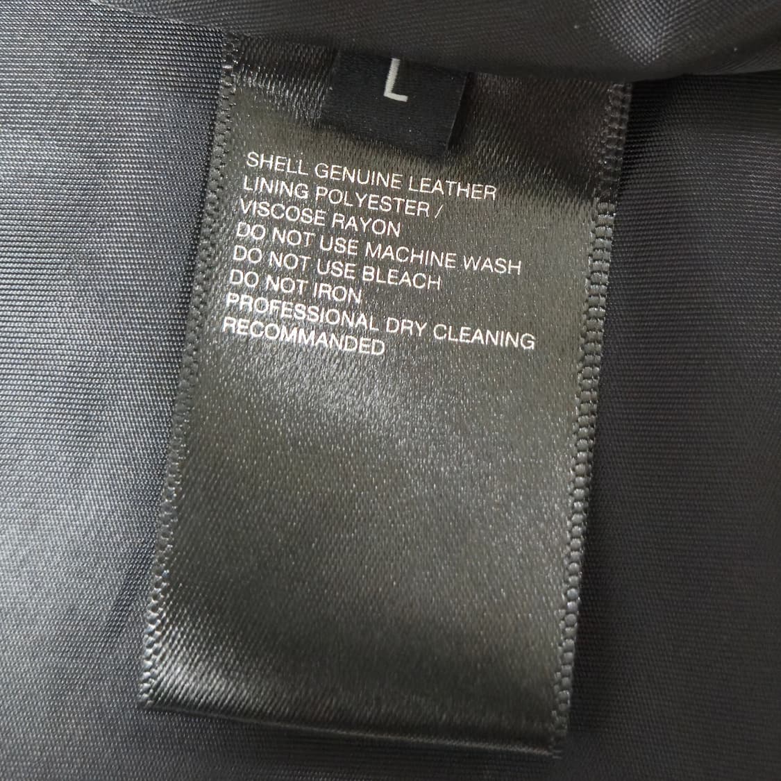 L) 비바스튜디오 가죽 라이더 자켓 상품이미지9