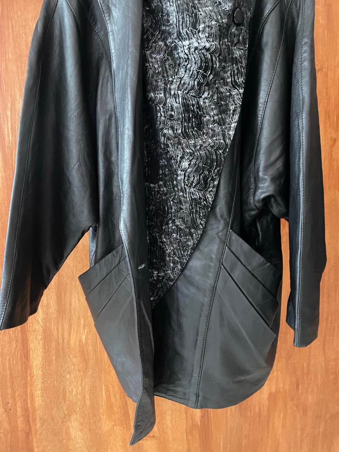 Black two way dolman sleeve jacket 상품이미지9