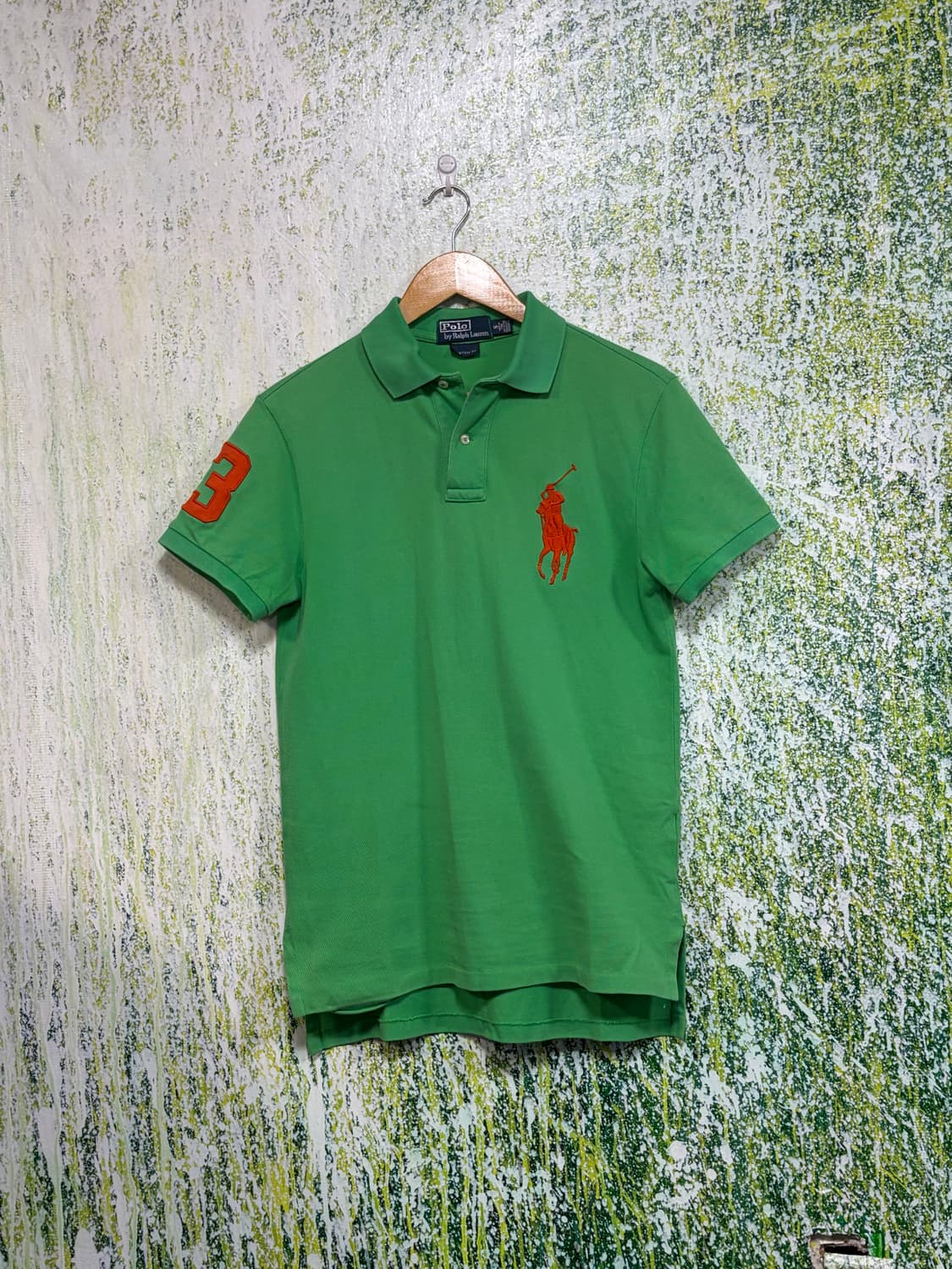 폴로 빅포니 치프키프 그린 카라 반팔 티셔츠 S 상품이미지7