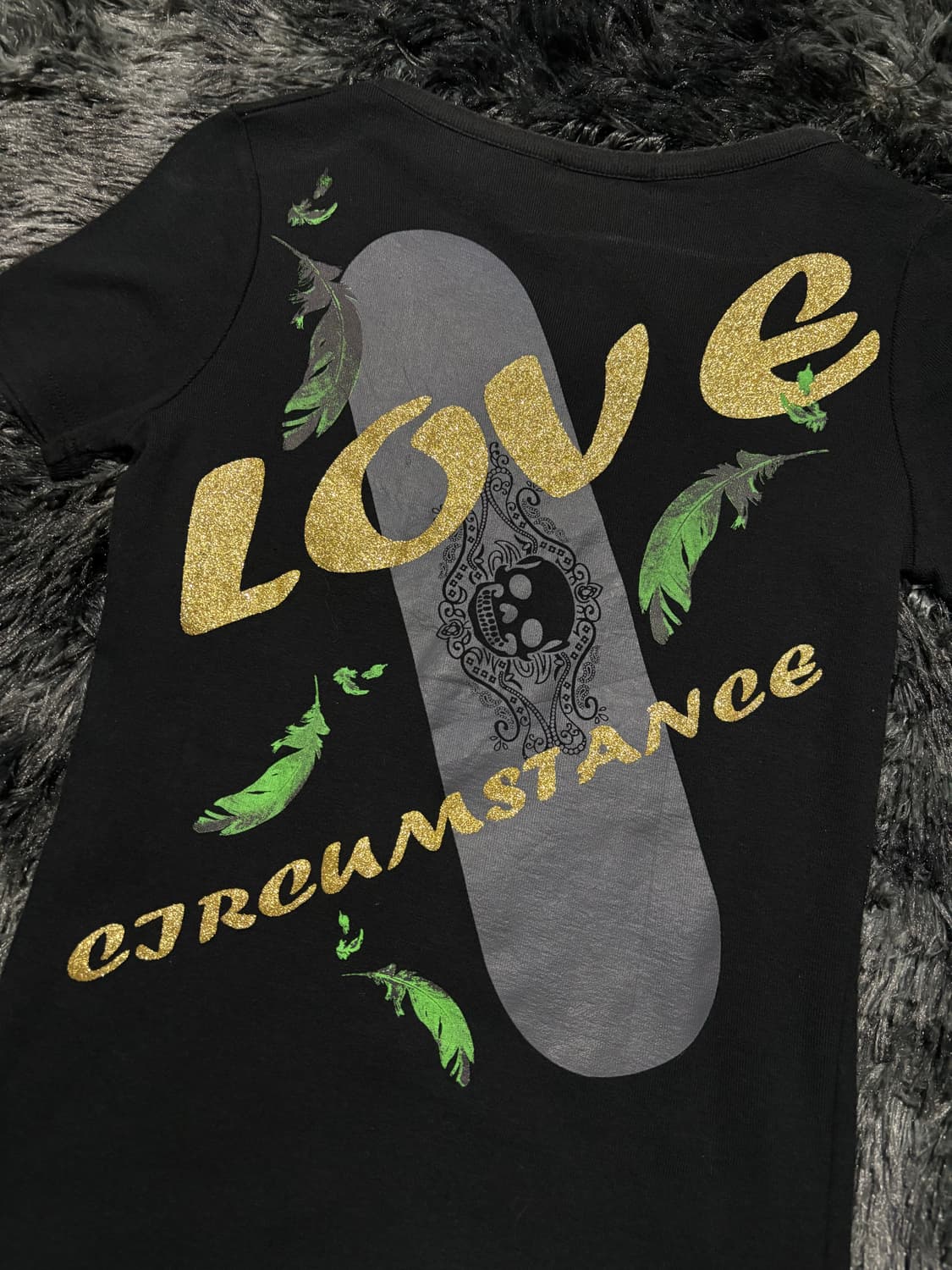 M.K.R. 스컬 레이스 레터링 반팔 티셔츠 상품이미지7