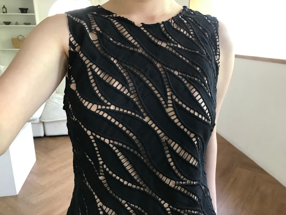 vintage black one-piece 상품이미지5