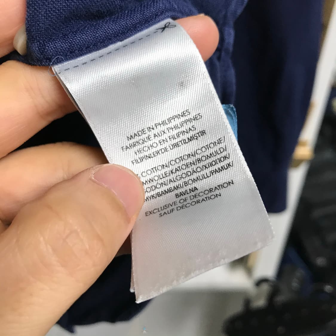 폴로 네이비 단색셔츠 상품이미지4