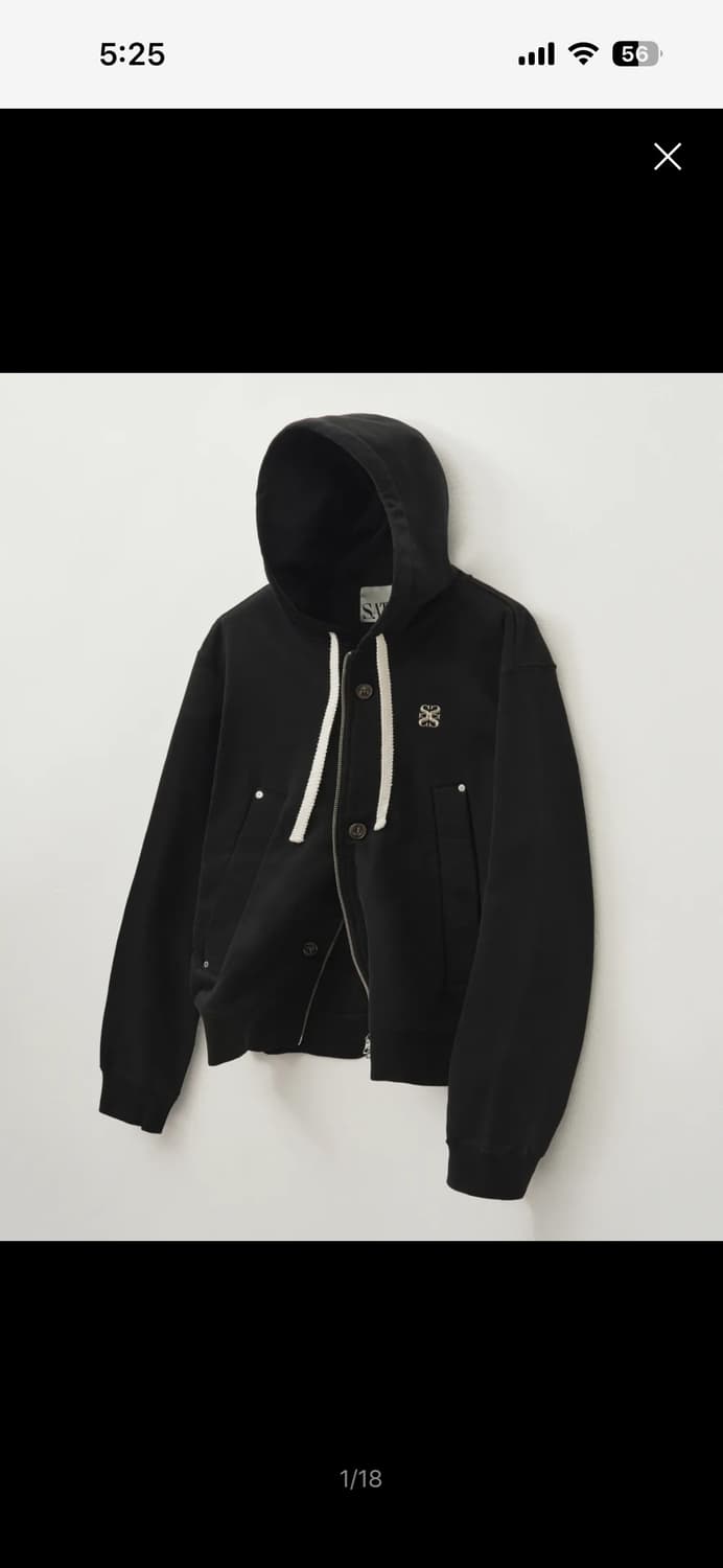 세터 후드집업 m 상품이미지1