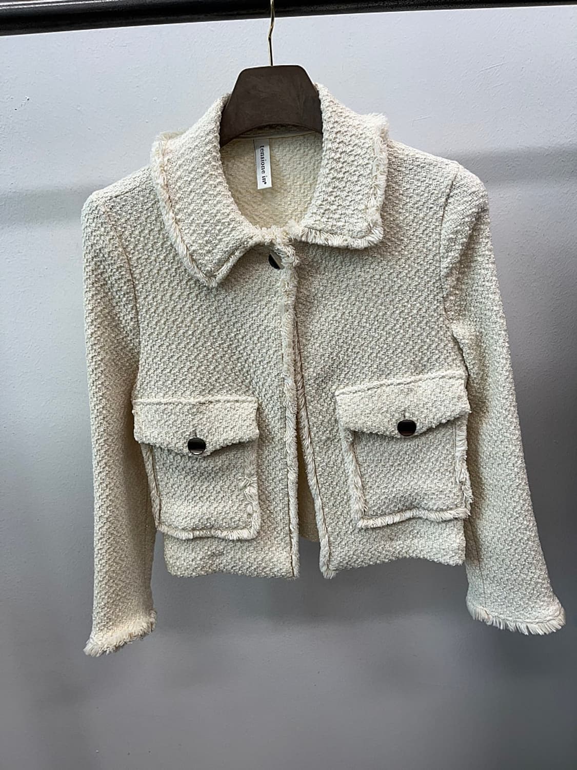 여) 텐시오네 인 이태리 트위드 자켓  상품이미지1