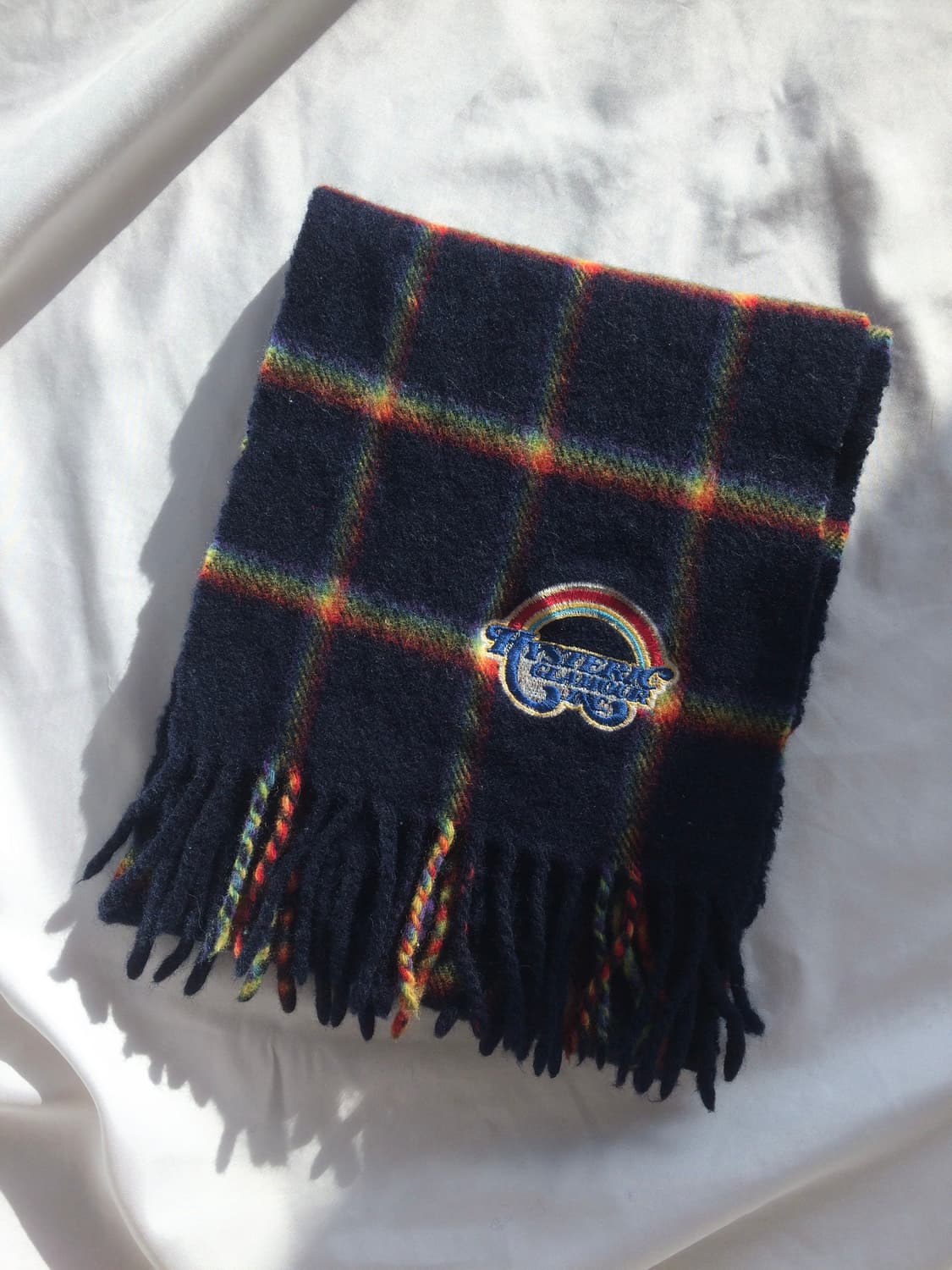 히스테릭 글래머 아카이브 스코틀랜드 램스울 레인보우 목도리 머플러 상품이미지1