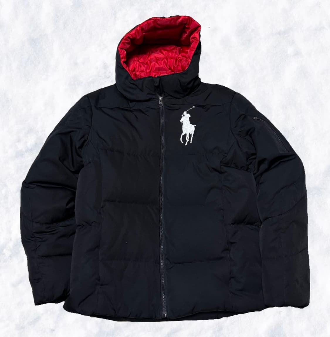 폴로 빅포니 블랙 패딩 상품이미지1