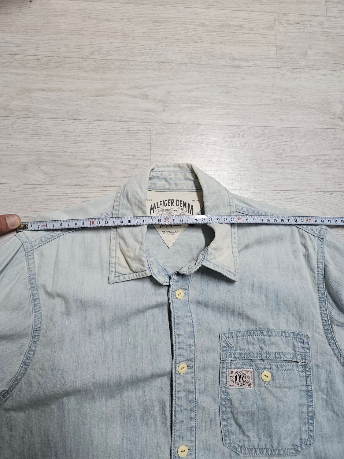 타미힐피거데님 셔츠 95(S) 사이즈 상품이미지7